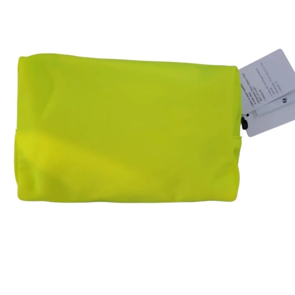 Lululemon Athletica Neon Yellow Cosmetic Bag